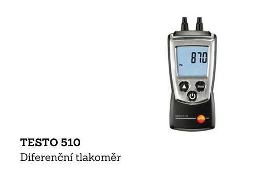 testo 510 - diferenční tlakoměr