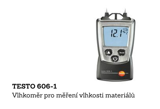 testo 606-1 - vlhkoměr pro měření vlhkosti materiálů